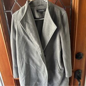 Kenneth Cole Reaction Gray Trench Coat